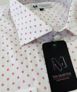 Camisa Premium - Branco Detal Verm