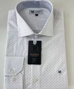 Camisa Premium - Branco Floral Duda Azul