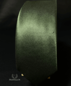 Gravata Lisa Verde Militar M011
